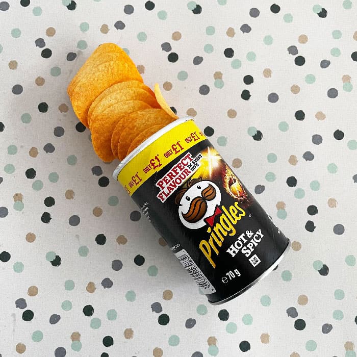 Pringles Hot & Spicy Crisps Can 70g
