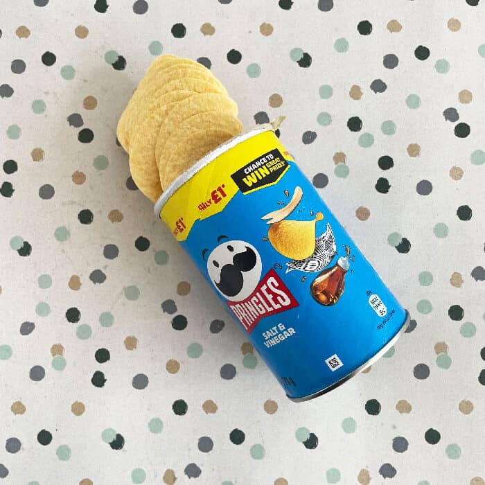Pringles Salt & Vinegar Crisps Can 70g