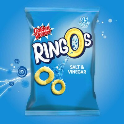 Golden Wonder Ringos Salt & Vinegar 40g