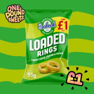 Seabrook Loaded Rings Tangy Sour Cream & Onion Flavour 55g