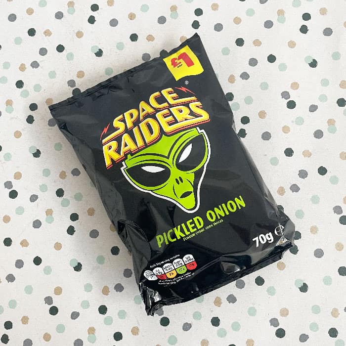 20x Space Raiders Pickled Onion 70g