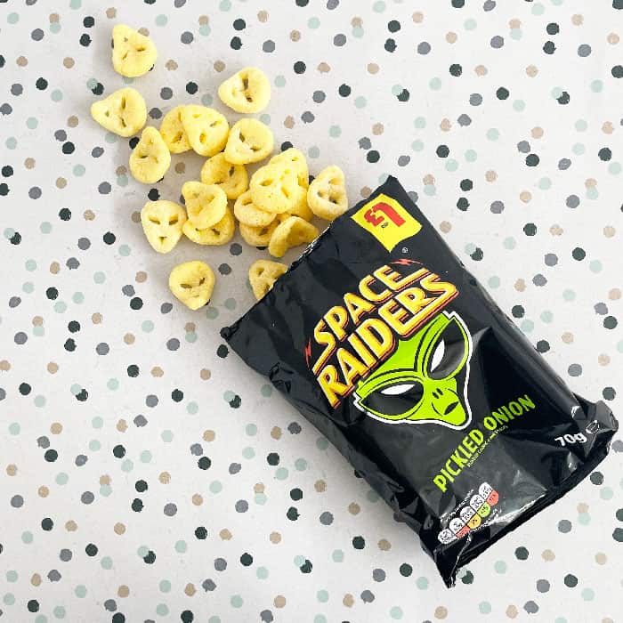 20x Space Raiders Pickled Onion 70g
