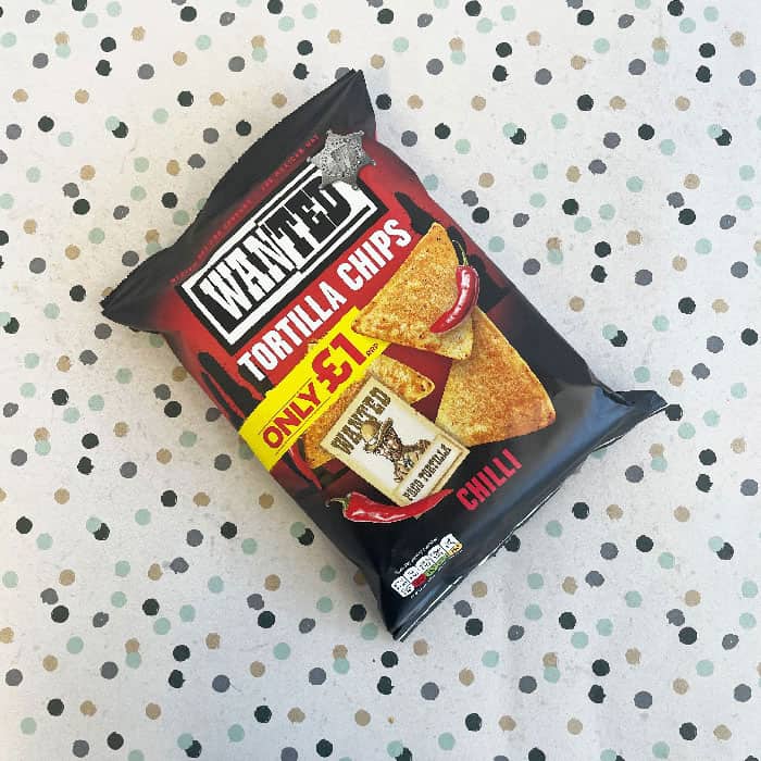 Wanted Tortilla Chips Chilli 150g