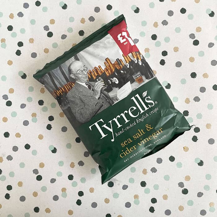 Tyrrells Sea Salt and Cider Vinegar 60g – (£1 Bag)
