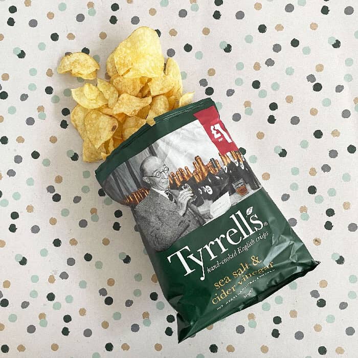 Tyrrells Sea Salt and Cider Vinegar 60g – (£1 Bag)