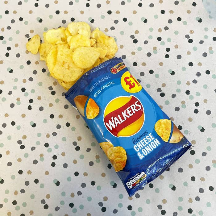 Walkers Cheese & Onion 65g – (£1.25 Bag)