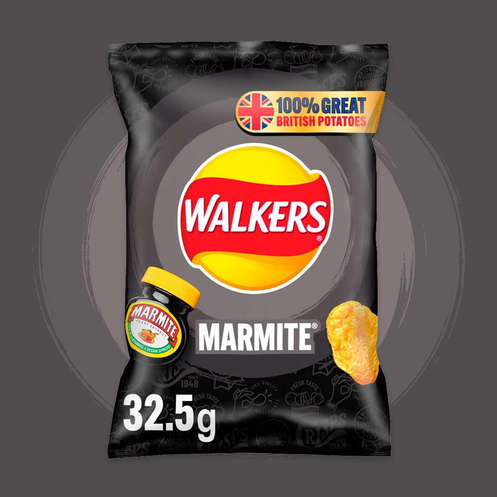 32x Walkers Marmite 32.5g