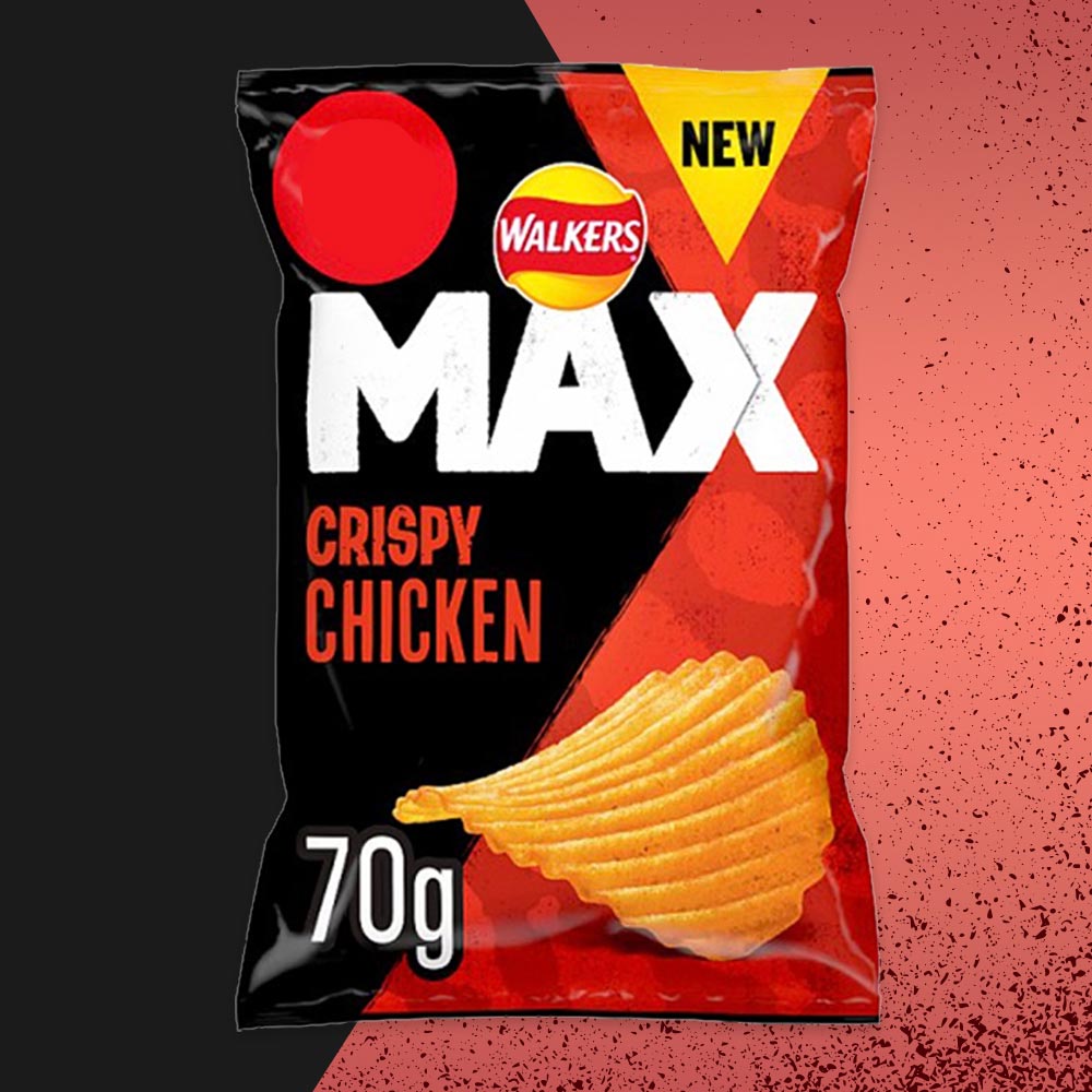 Walkers Max Crispy Chicken 70g – (£1.25 Bag)