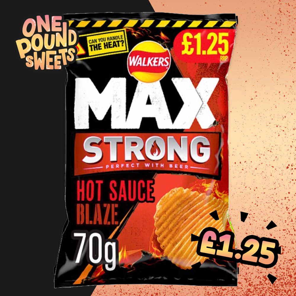 Walkers Max Hot Sauce Blaze 70g