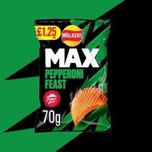 Walkers Max Pizza Hut Pepperoni Feast 70g
