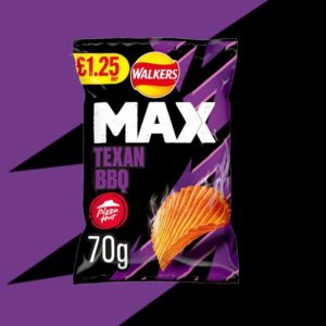 Walkers Max Pizza Hut Texan BBQ 70g
