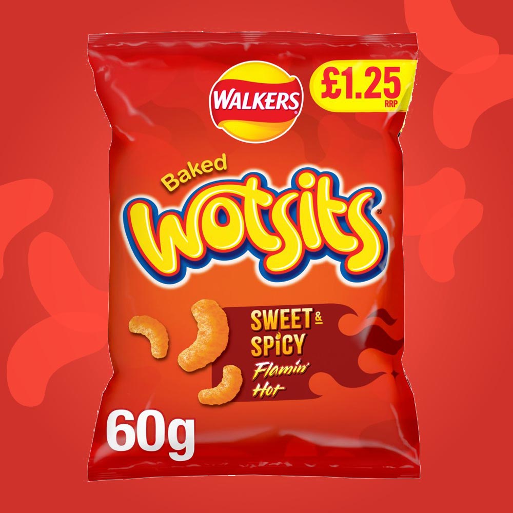 Walkers Wotsits Sweet & Spicy Flamin' Hot 60g