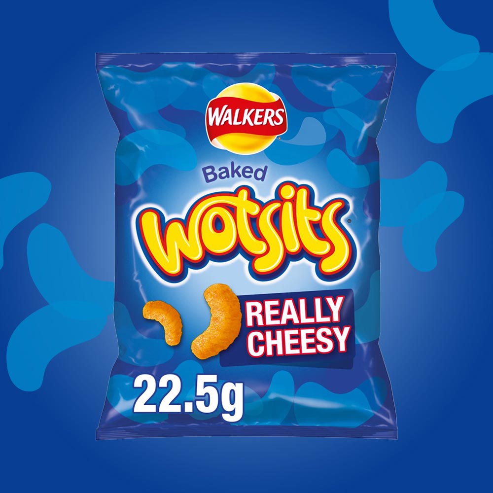 Walkers Wotsits Cheese Snack Bag 22.5g – (Snack Bag)