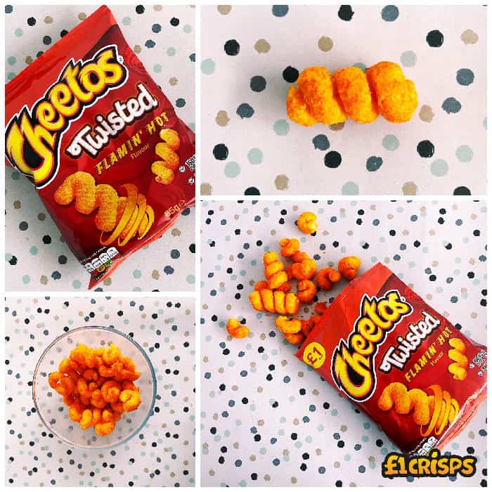 18x Cheetos Twisted Sweet & Spicy Flamin’ Hot 65g