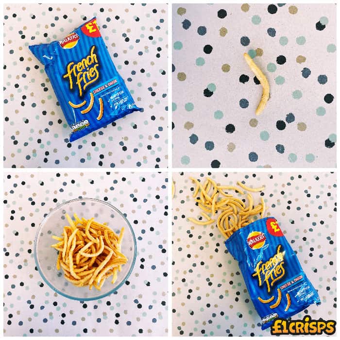 18x Walkers French Fries Cheese & Onion 54g