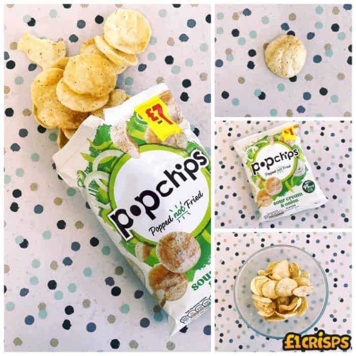 16x Popchips Sour Cream & Onion 50g