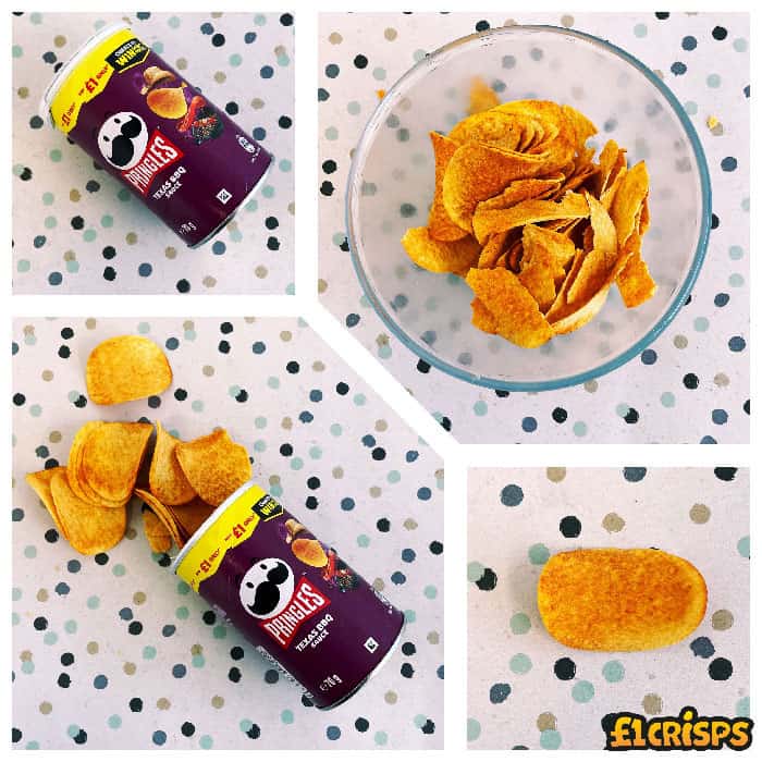 12x Pringles Texas BBQ Sauce Crisps Can 70g
