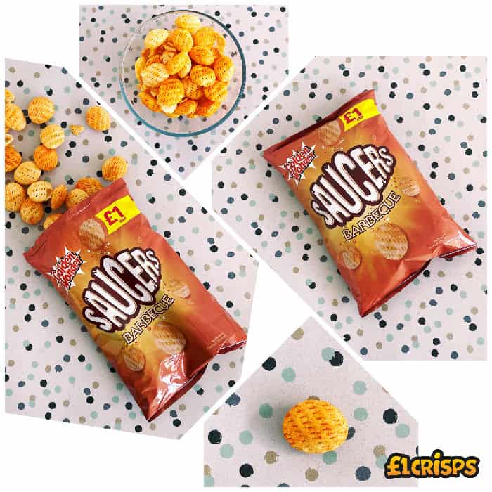 18x Golden Wonder Saucers Barbecue 40g