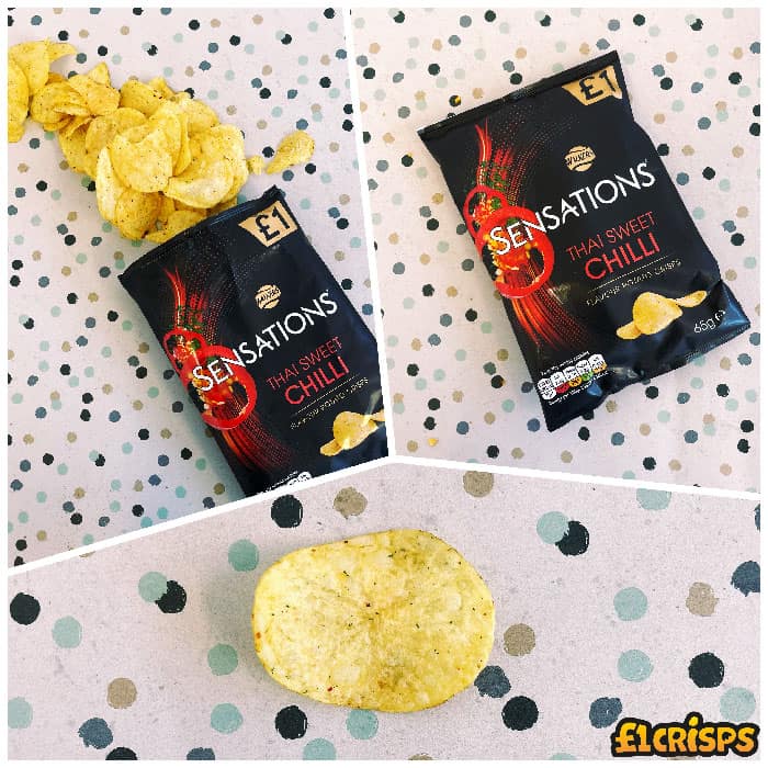 18x Walkers Sensations Thai Sweet Chilli 65g