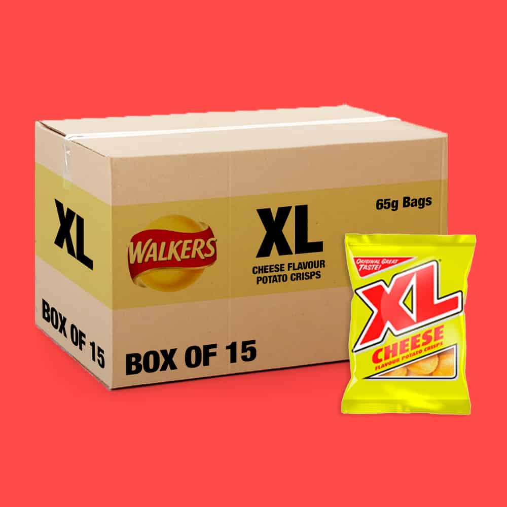 Box of 15 - XL Cheese 65g - (£1 Bags)