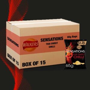 18x Walkers Sensations Thai Sweet Chilli 65g