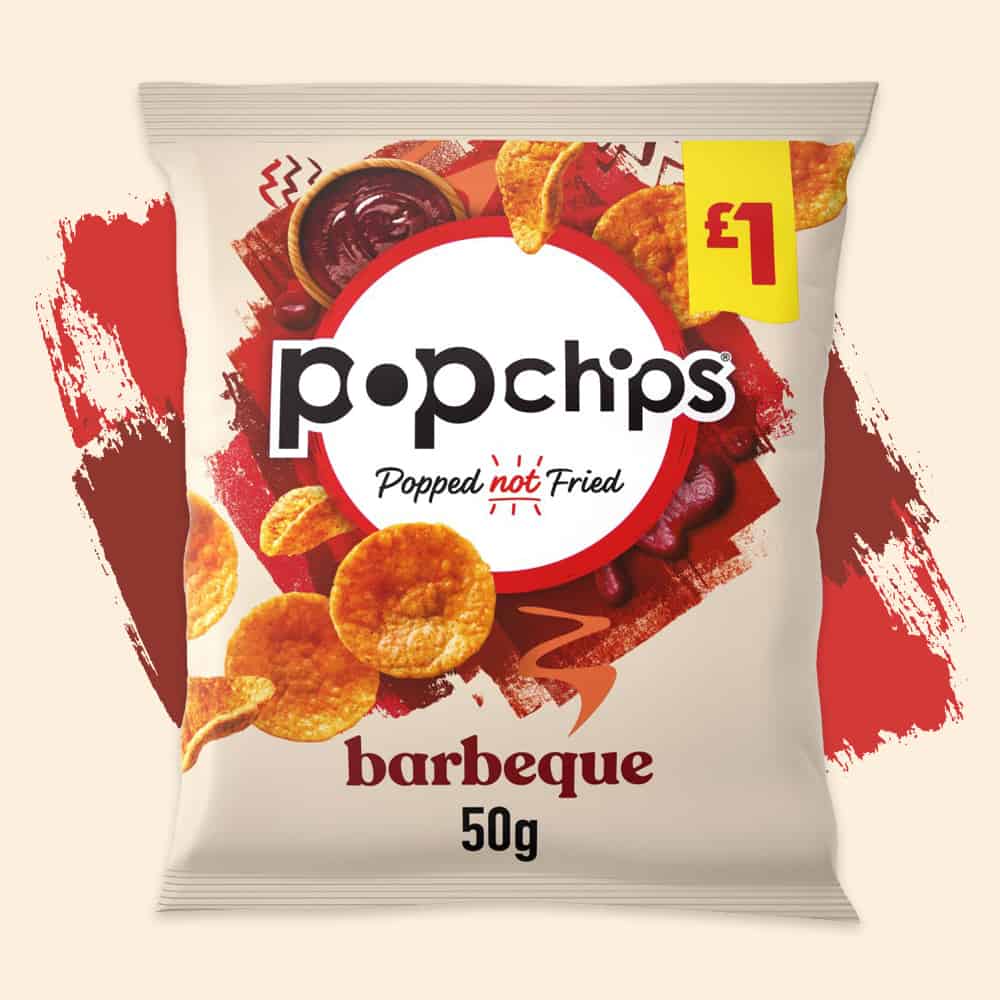 16x Popchips Barbeque 50g