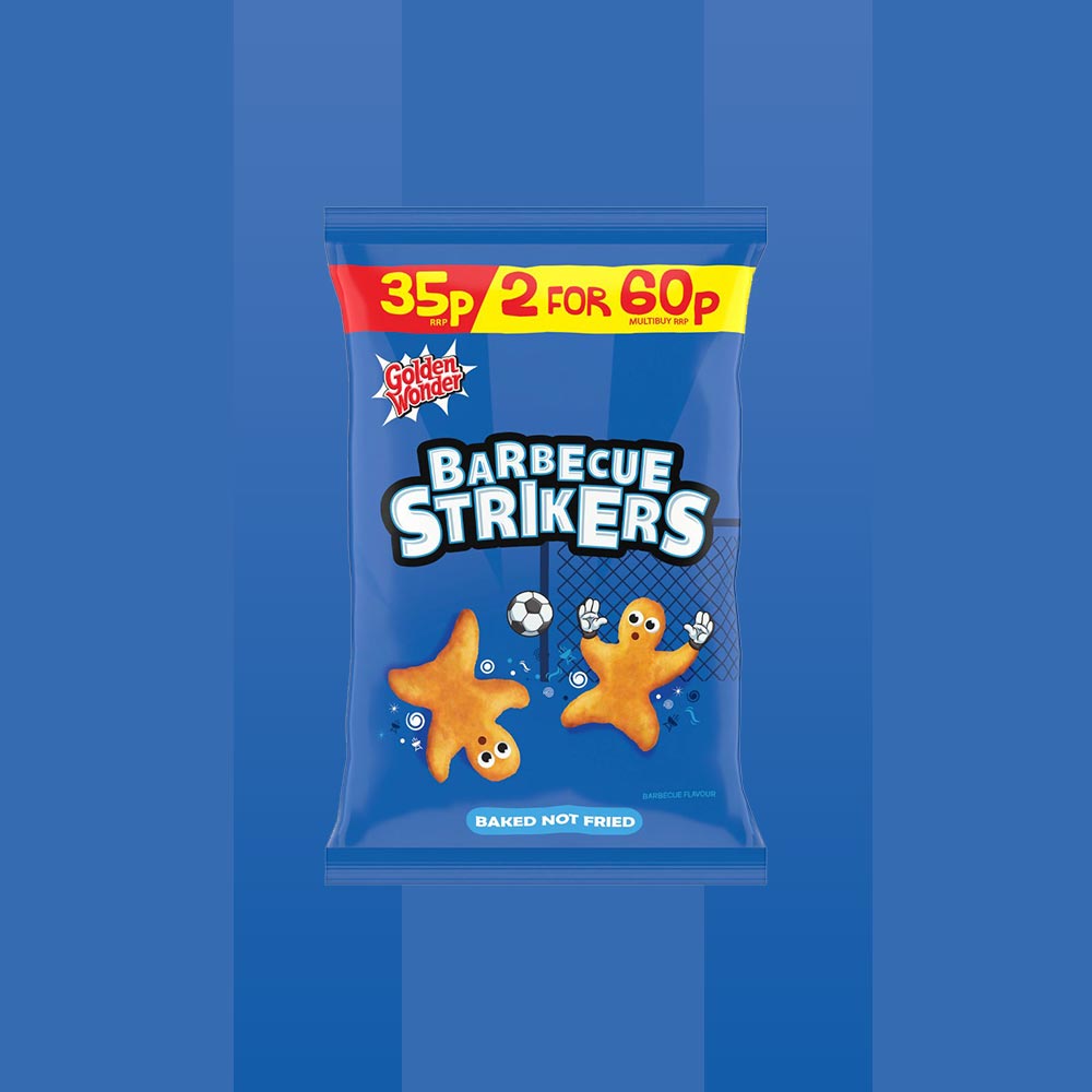 36x Golden Wonder BBQ Strikers 22g