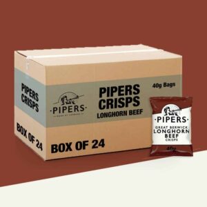 24x Pipers Great Berwick Longhorn Beef 40g