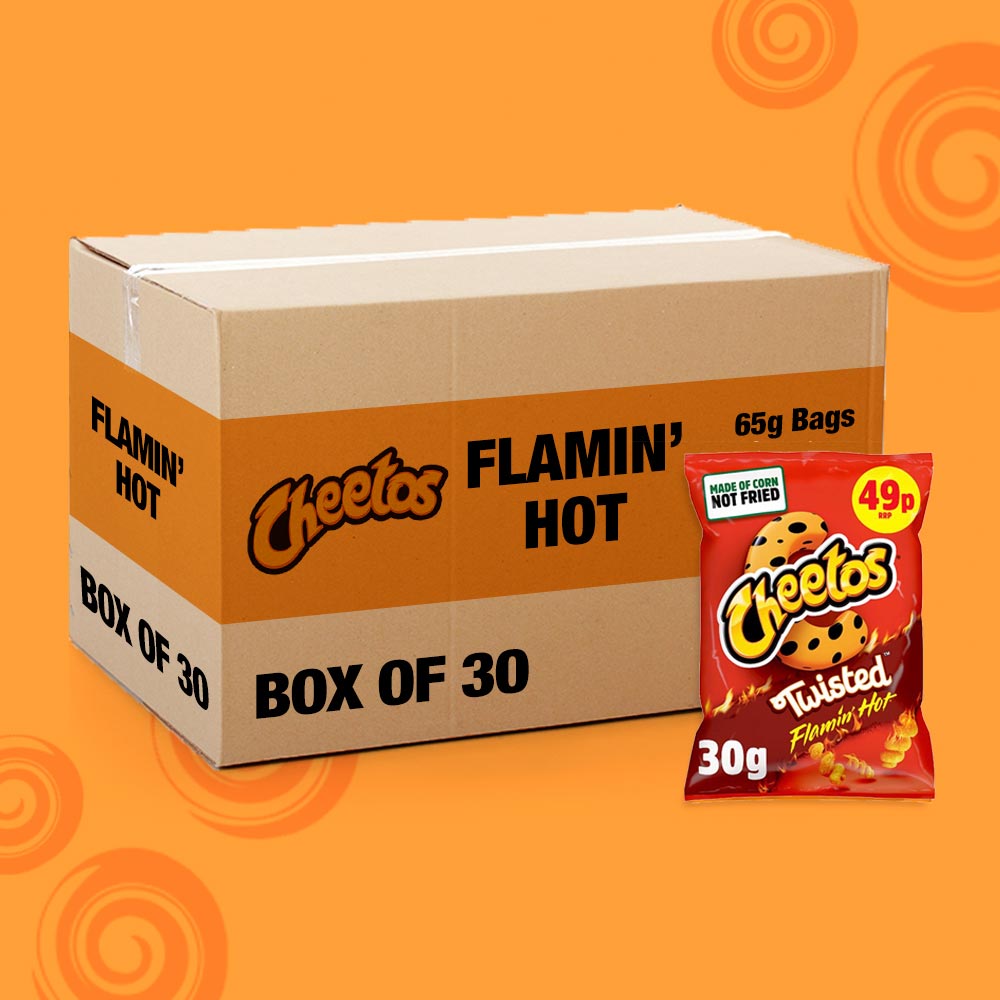 30x Cheetos Twisted Flamin' Hot 30g