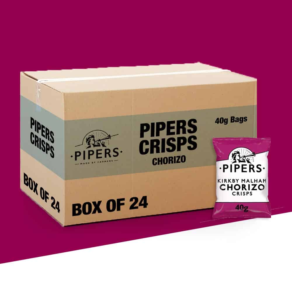 24x Pipers Kirkby Malham Chorizo 40g