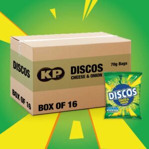 16x Discos Cheese & Onion 70g