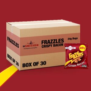 30x Smiths Frazzles Crispy Bacon 34g