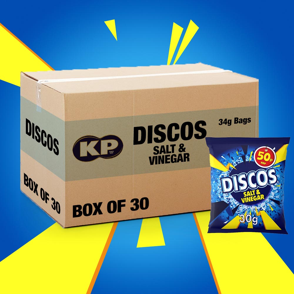 30x Discos Salt & Vinegar 30g