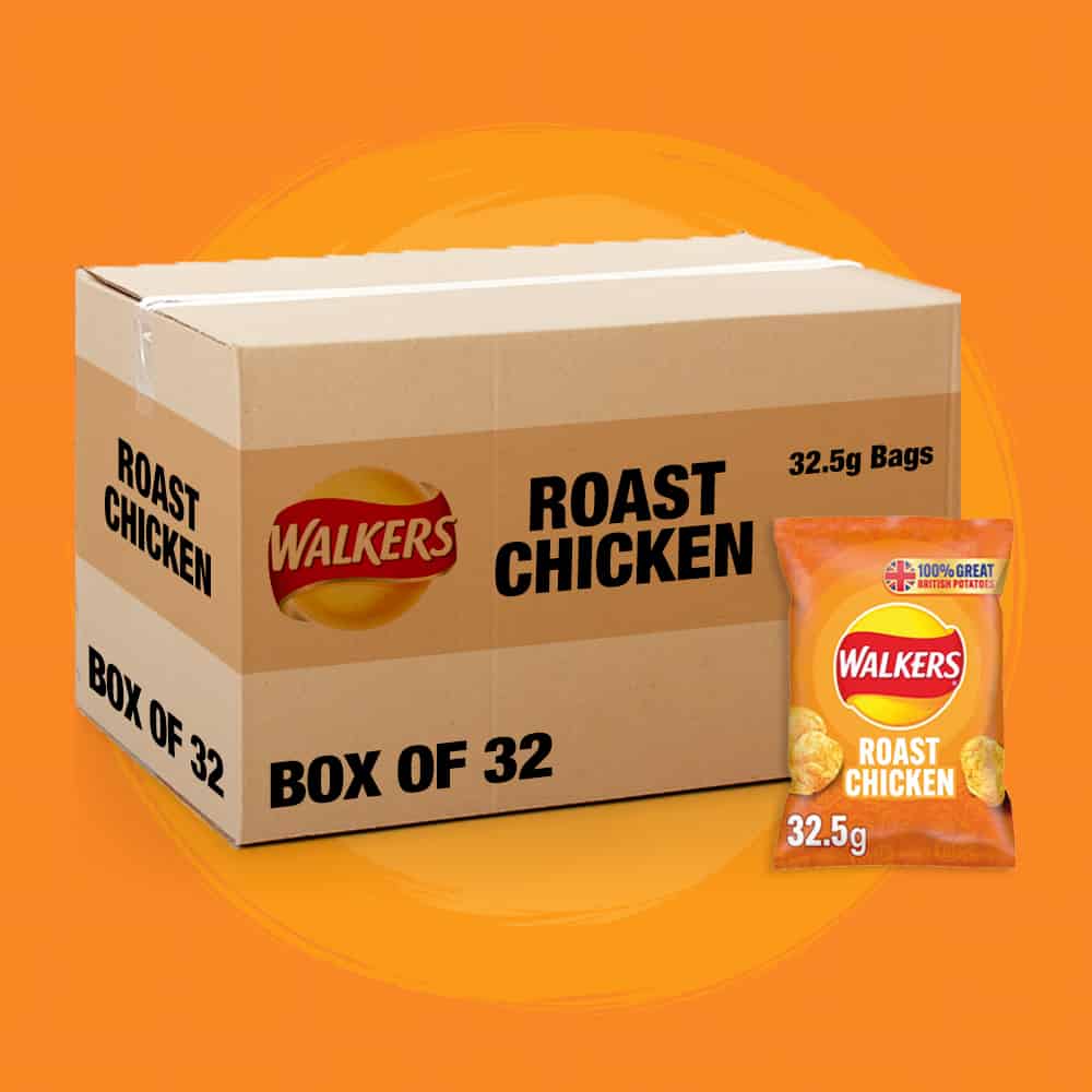 32x Walkers Roast Chicken 32.5g