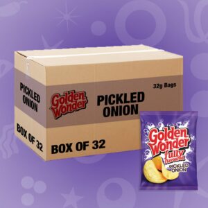 32x Golden Wonder Pickled Onion 32g