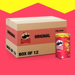 12x Pringles Original Crisps Can 70g