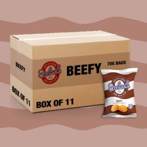 Box of 11 - Seabrook Beefy 70g - (£1 Bags)