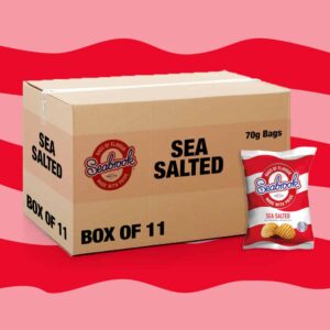 Box of 11 - Seabrook Ready Salted 70g - (£1 Bags)