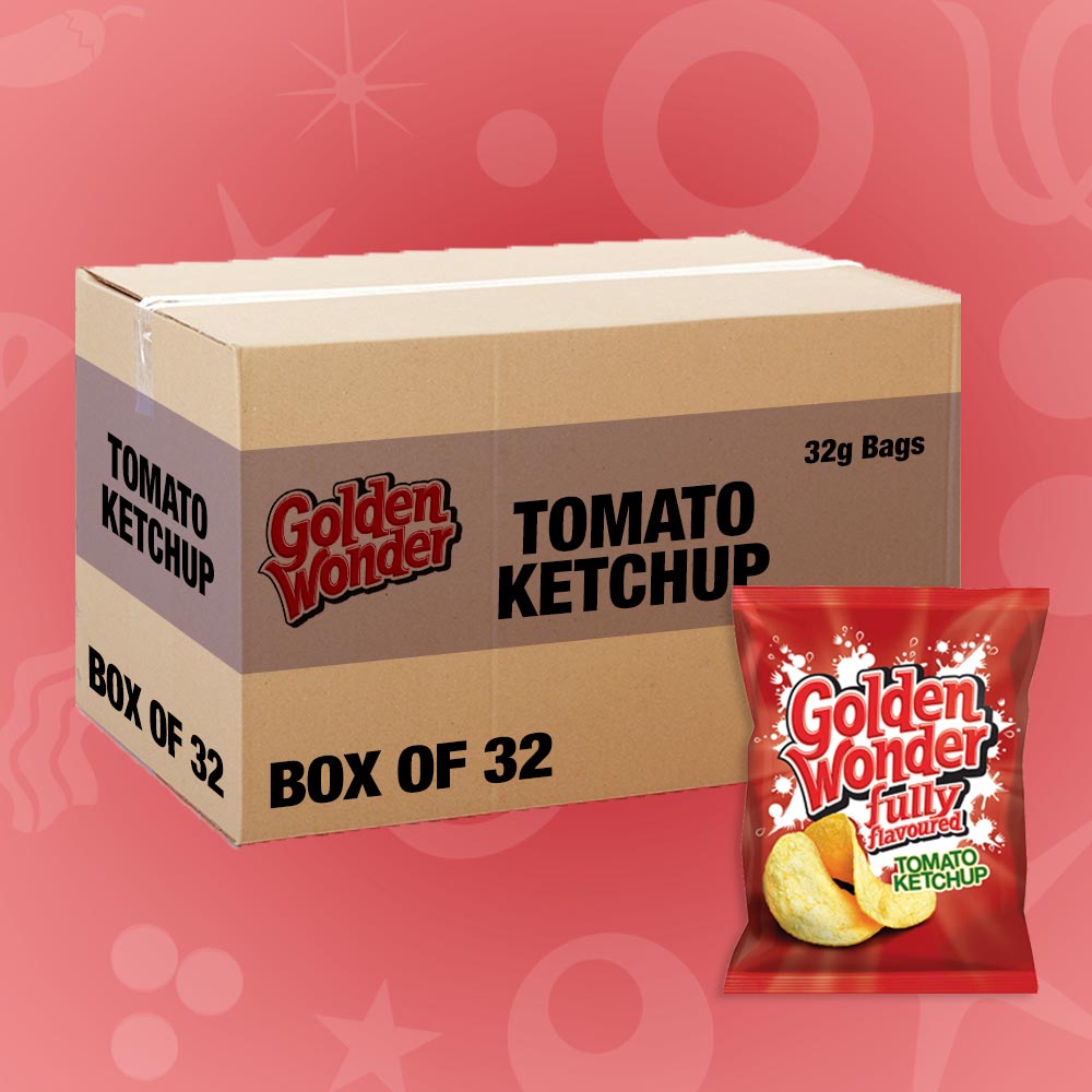 32x Golden Wonder Tomato Ketchup 32g