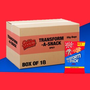 18x Transform-A-Snack Spicy 56g