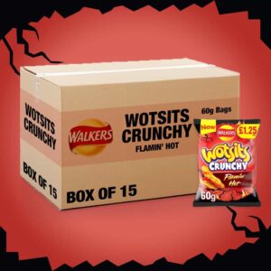 15x Wotsits Crunchy Flamin' Hot 60g
