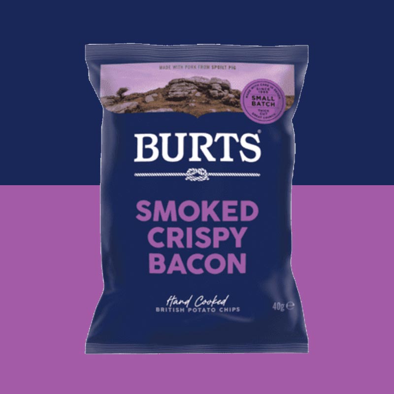 20x Burts Smoked Crispy Bacon 40g