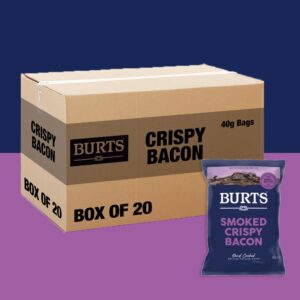 20x Burts Smoked Crispy Bacon 40g