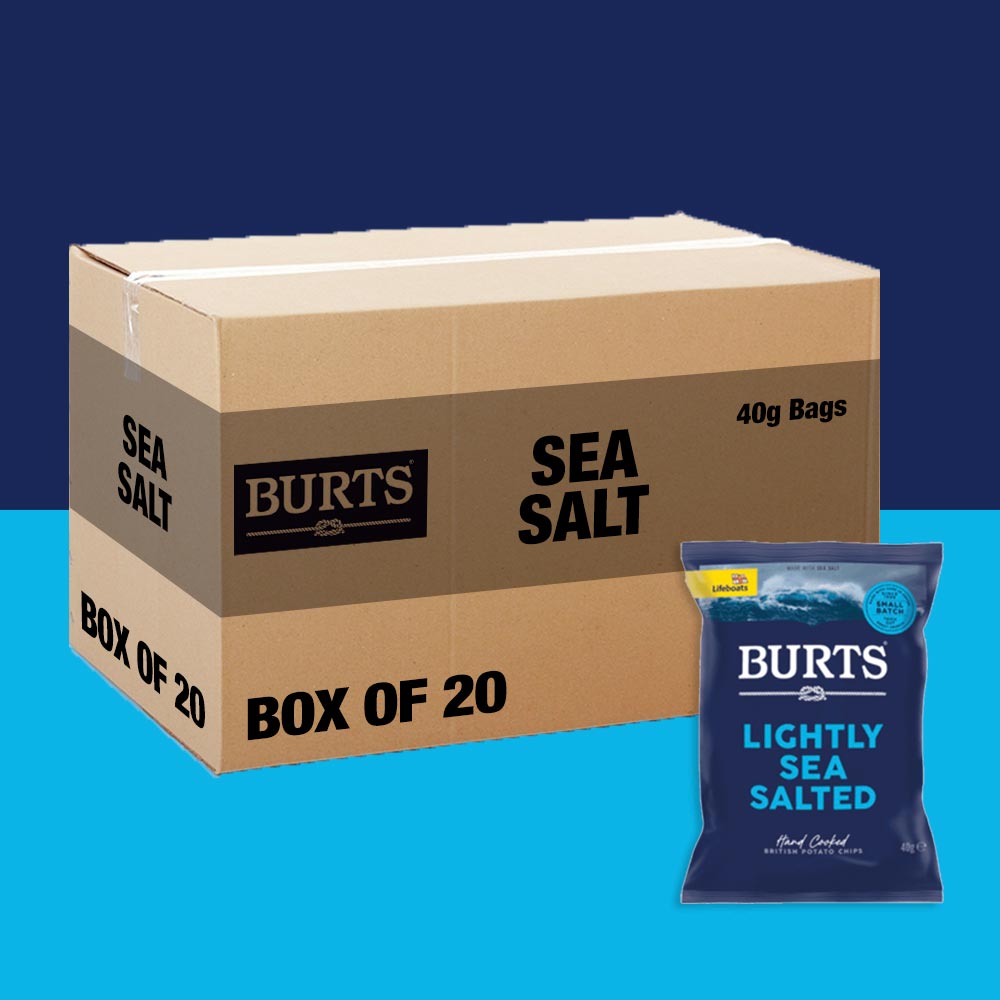 20x Burts Lightly Salted 40g
