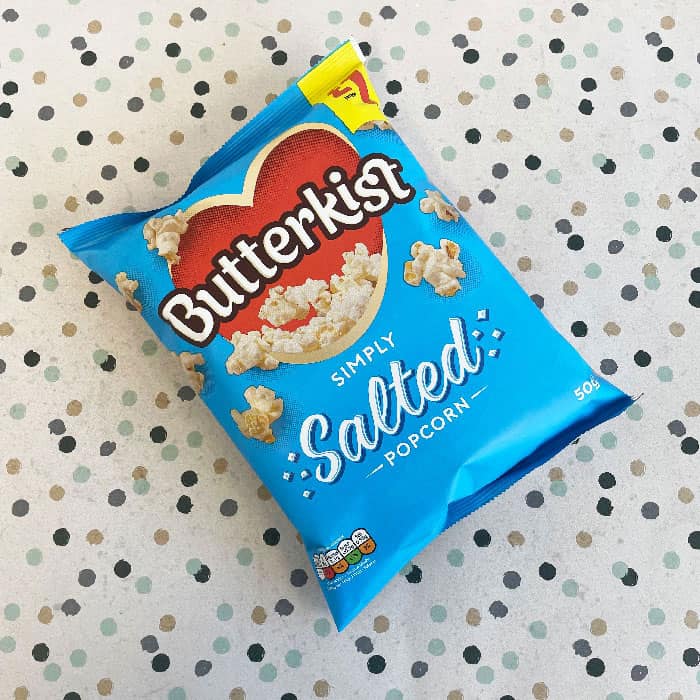 15x Butterkist Simply Salted Popcorn 50g
