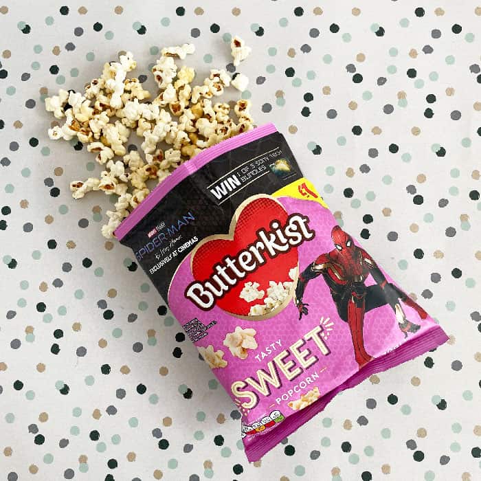 15x Butterkist Cinema Sweet Popcorn 70g