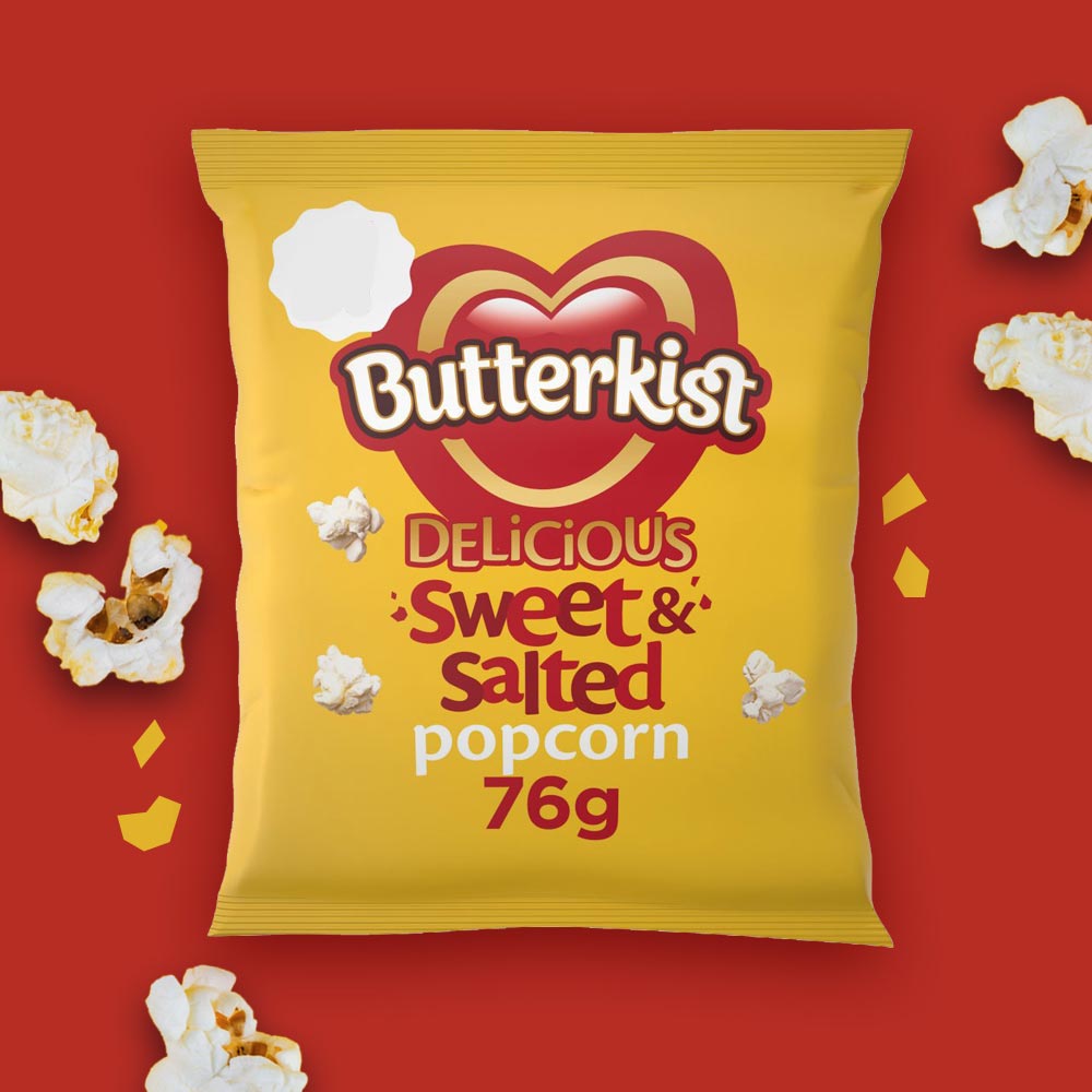 15x Butterkist Sweet & Salted Popcorn 70g