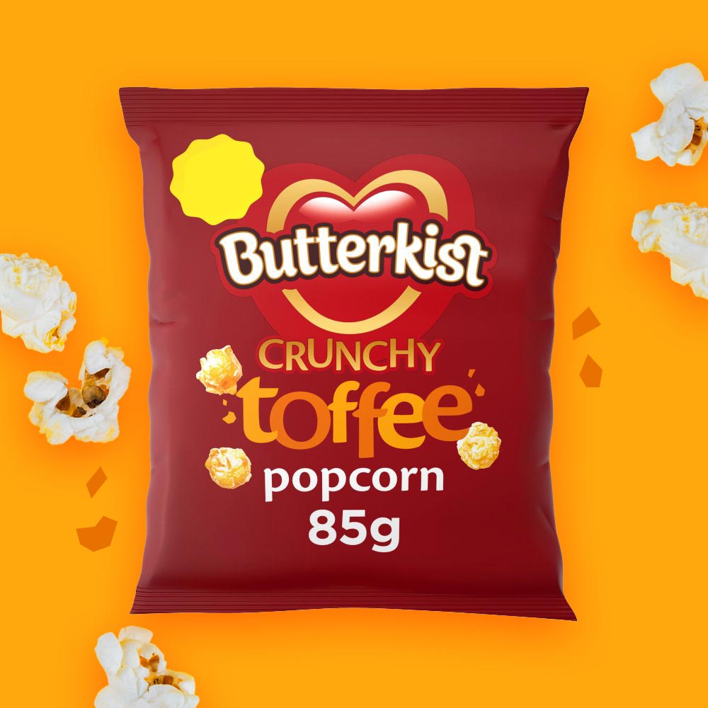 15x Butterkist Crunchy Toffee Popcorn 78g