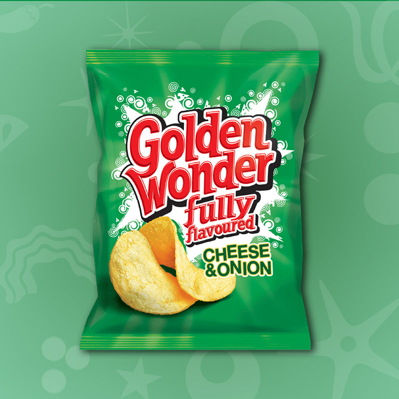 32x Golden Wonder Cheese & Onion 32g