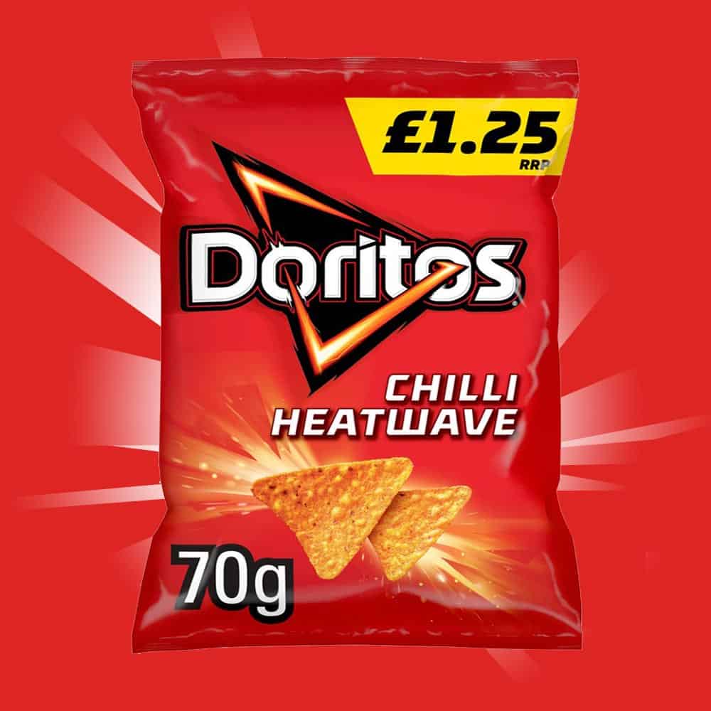 18x Doritos Chilli Heatwave 70g